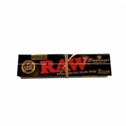 Papel RAW Black King size Connoisseur (1 librito) RAW PAPEL KING SIZE