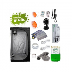 Kit LEC 315w con armario 80x80x160cm básico DARK BOX Cultivo con armario LEC