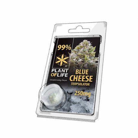 Terpsolator 99% CBD Blue Cheese 250mg Plant Of Life  Cristales de CBD