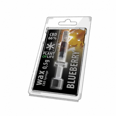 CBD Wax 66% Blueberry 1ml Plant of Life  Extracciones