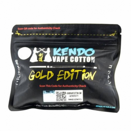 Kendo Vape Cotton Gold Edition  HERRAMIENTAS