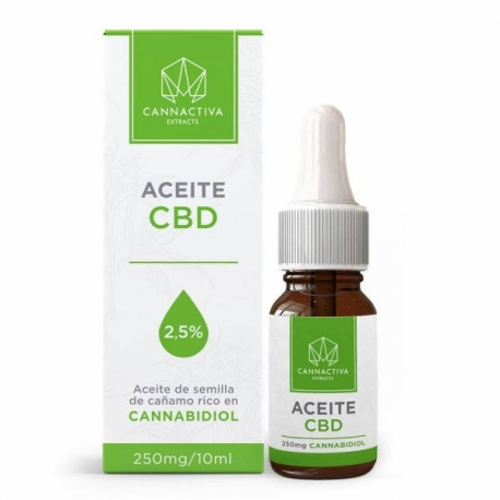 Aceite CBD 2.5% 10 ml Cannactiva  Aceite con CBD