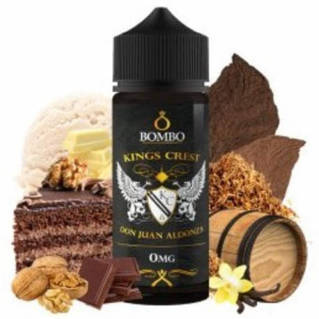 E-Liquid Don Juan Aldonza 0mg (Booster) 100ml Kings Crest & Bombo  ESENCIAS KINGS CREST