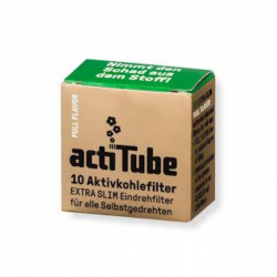 Filtro Actitube Extra Slim Caja 10 uni  BOQUILLAS Y FILTROS