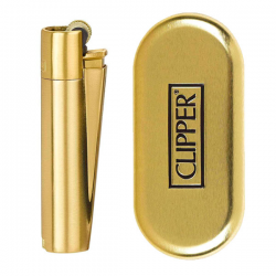 Encendedor Clipper Metal Gold MATE (1ud) CLIPPER ENCENDEDORES