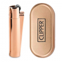 Encendedor Clipper Metal Gold Rose BRILLO 1 u.