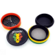 GRINDER RASTA LEON POL-N 3D 6,5cm 4 partes  GRINDERS CON POLINIZADOR