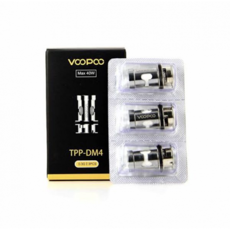 Voopoo DRAG resistencia TPP Coil DM4 0.30oHm (3uds) Voopoo VOOPOO