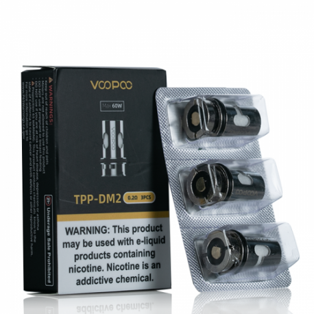 Voopoo DRAG resistencia TPP Coil DM2 0.20oHm (3uds) Voopoo VOOPOO