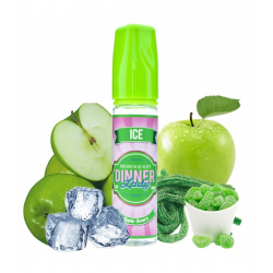 E-Liquid Apple Sours ICE 0mg (Booster) 50ml Dinner Lady  ESENCIAS DINNER LADY