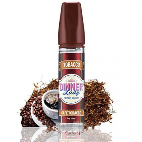 E-Liquid Café Tobacco 0mg (Booster) 50ml Dinner Lady  ESENCIAS DINNER LADY