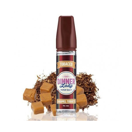 E-Liquid Caramel Tobacco 0mg (Booster) 50ml Dinner Lady  ESENCIAS DINNER LADY