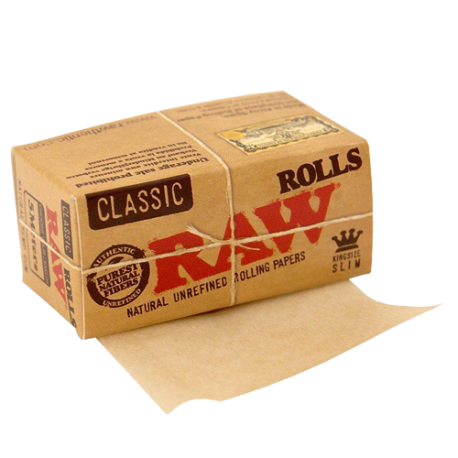 Papel RAW Rollo 5cm x 5mt KING SIZE (1 rollo)  ROLLO