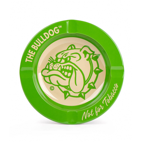 Cenicero metal VERDE The bulldog  CENICEROS VARIOS