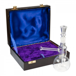 Bong de cristal en caja 14 cm  BONG CRISTAL