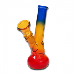 Bong Cristal Red & Blue 14 cm  BONG CRISTAL