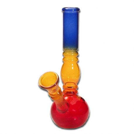 Bong Cristal Red & Blue 18 cm  BONG CRISTAL