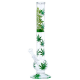 Bong Cristal Recto hojas 45 cm  BONG CRISTAL