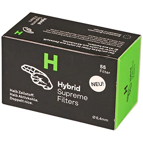 Hybrid Supreme Filters ( cajetilla 65 uni - 6.5mm )  BOQUILLAS Y FILTROS