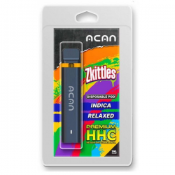 Vaper desechable HHC zkittlez 1 ml Acan  Vapeador desechable CBD