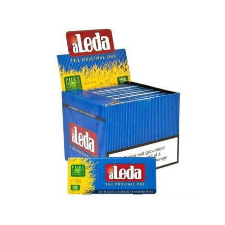 Caja Papel de Celulosa Aleda King Size AZUL (20 libritos)  PAPEL VARIOS