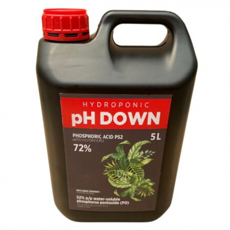 Hydroponic PH Down 5l Hortitec ATAMI OTRAS MARCAS