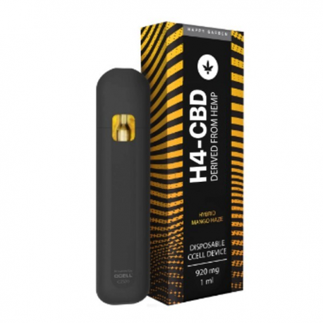 Vaper desechable H4CBD 920mg Mango Hze 1ml Happy garden CBD Happy Garden CBD Vapeador desechable CBD