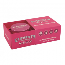 Elements Pink Grinder rosa 4 partes 61mm  GRINDERS CON POLINIZADOR