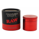 Raw Grinder x Hammercraft rojo 4 Partes ( diámetro 50mm) RAW GRINDERS