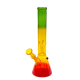 Bong Cristal Ice Percolator Rasta ( ALTO 30 cm )  BONG CRISTAL