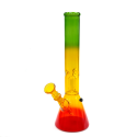 Bong Cristal Ice Percolator Rasta ( ALTO 30 cm )