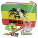 Bong Cristal Set Grinder & Limpiador de Pipa  ( ALTO 18cm )