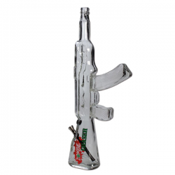 Bong Cristal AK-47 ( ALTO 50cm )  BONG CRISTAL