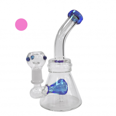 Bong BHO Cristal Percolator Tughlife ( alto 17cm )  BONG CRISTAL