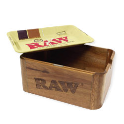 RAW Cache Box Mini Bandeja + Caja de Madera RAW CAJAS