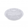 Plato redondo plástico transparente (40 cm) VDL