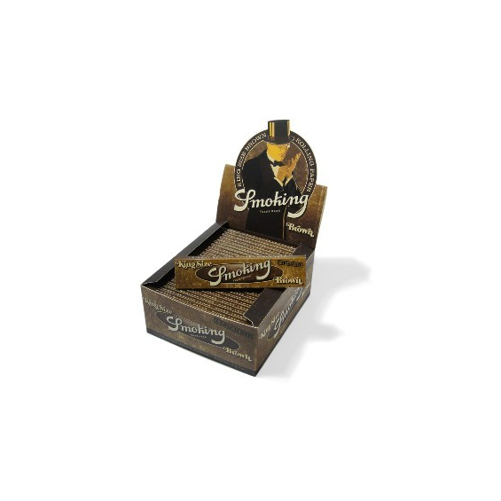 Caja Smoking Brown King Size (50 libritos)  SMOKING