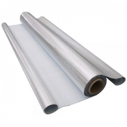 Plástico Diamante/Blanco Mylar Antidetección 130cm x 100mt  PLÁSTICOS REFLECTANTES